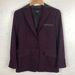 Brooks Brothers Wine & Suede Classic Blazer